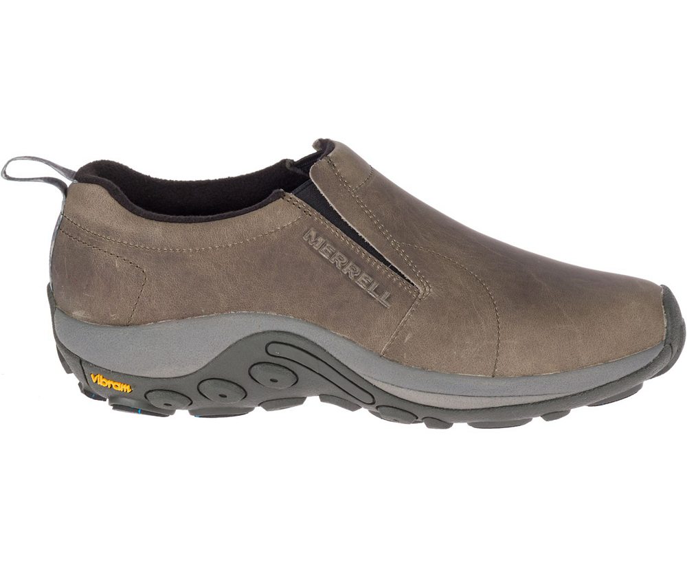 Merrell Slip Ons Brown - Jungle Moc Leather Waterproof Ice - Mens 84KIXQTCP